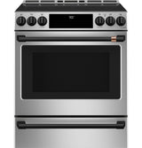 Café™ 30" Smart Slide-In, Front-Control, Induction and Convection Range with Warming Drawer