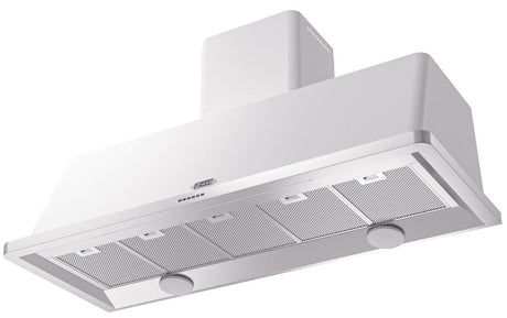 Majestic 60 Inch White Wall Mount Convertible Range Hood