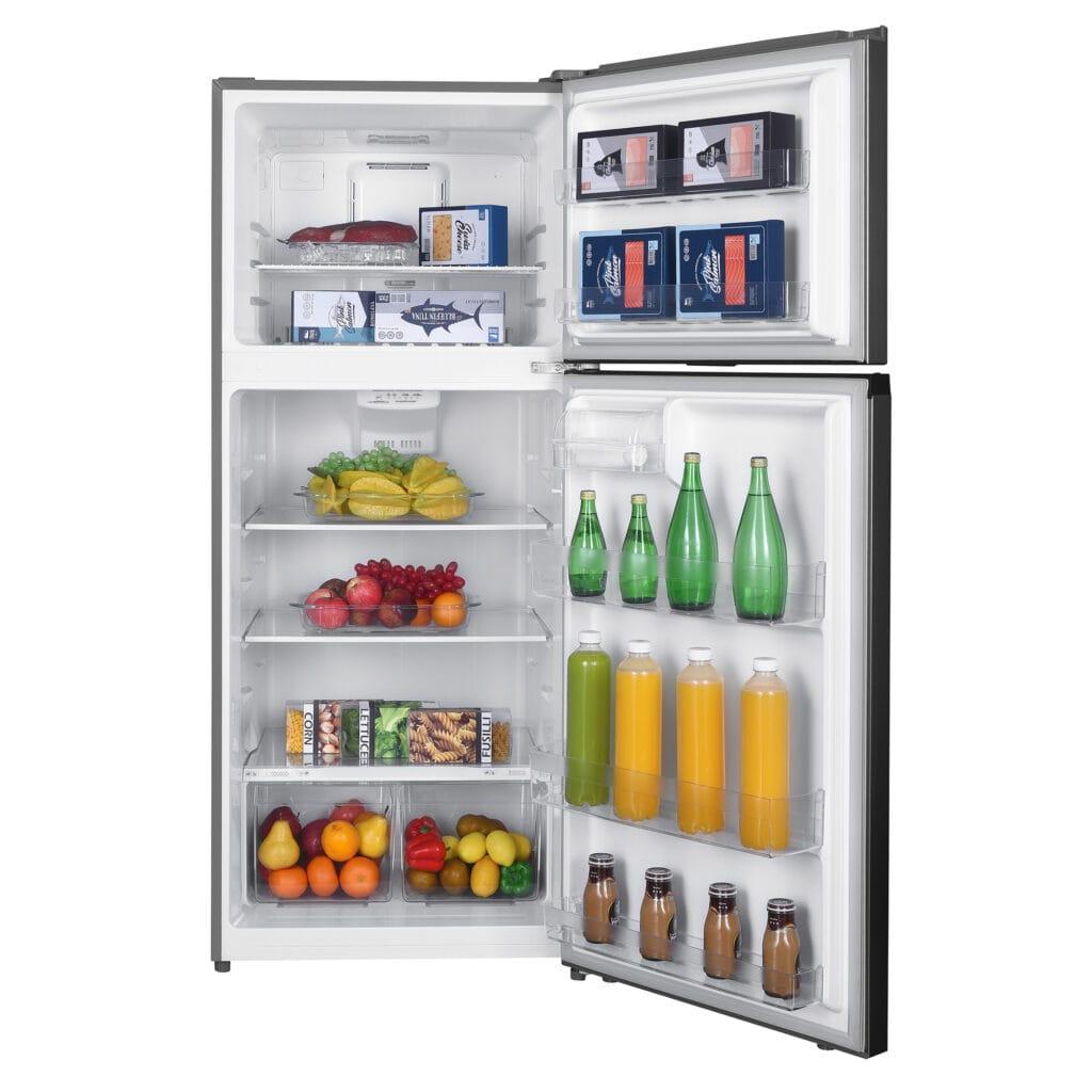 Danby 18 cu. ft. Top Mount Refrigerator in Stainless Steel Look