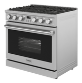 Thor Kitchen 36-inch Gas Range - Contemporary Professional - Arg36