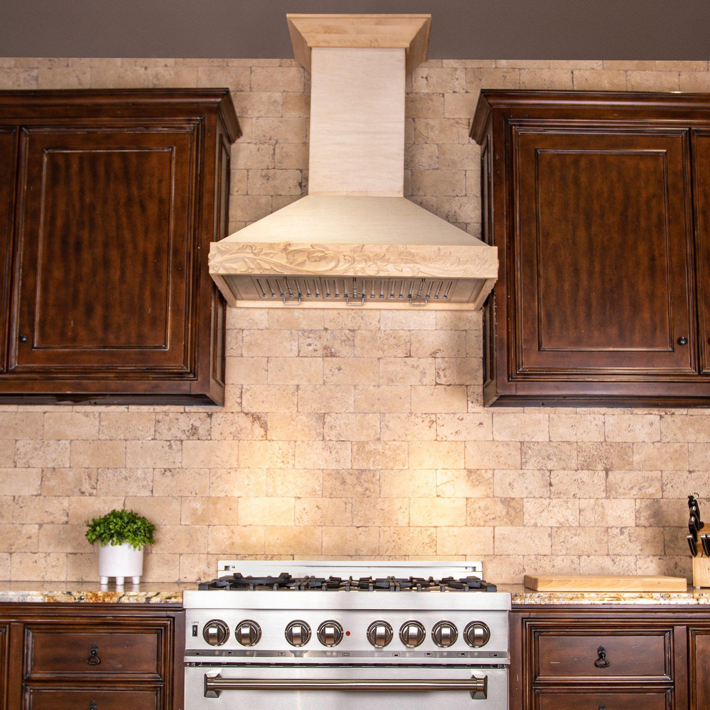 ZLINE 30" Ducted Unfinished Wooden Wall Mount Range Hood (KBUFC) [Size: 36 Inch]