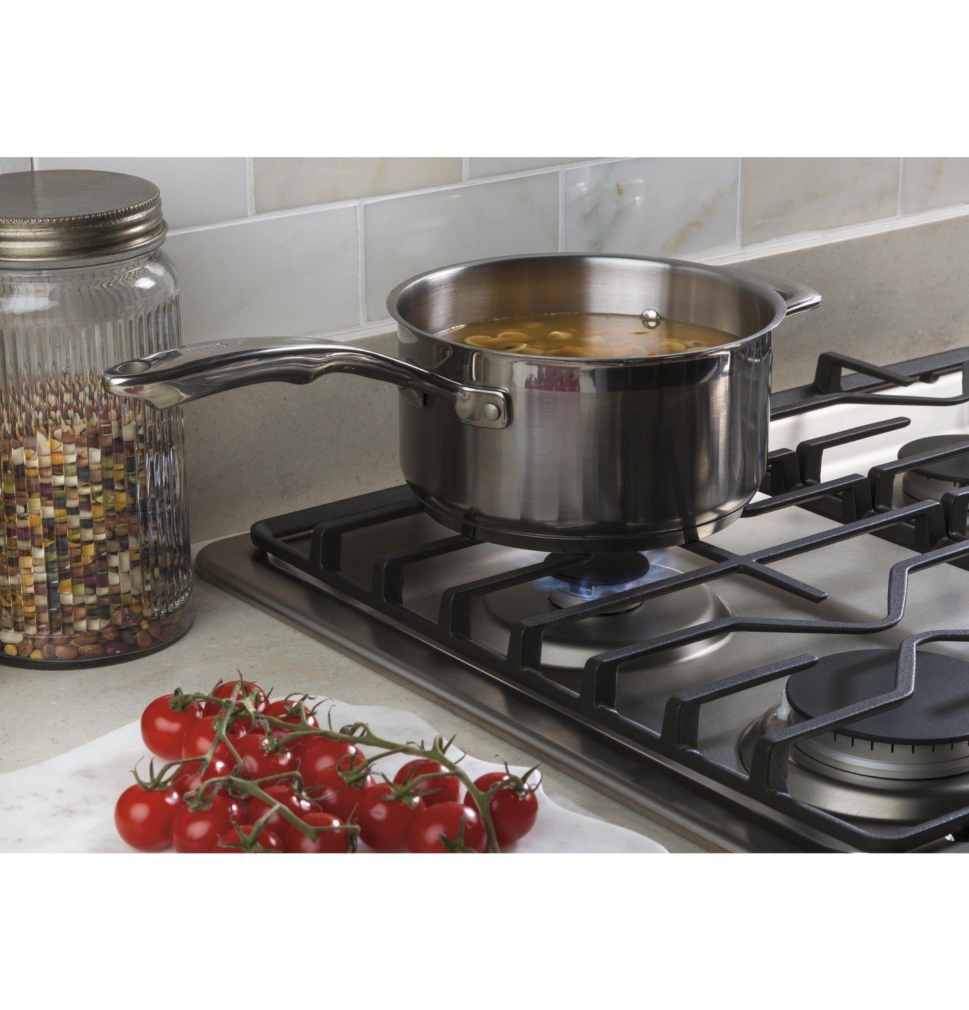 GE® 30" Built-In Gas Cooktop with Dishwasher-Safe Grates