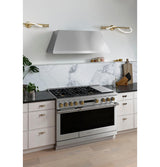 Monogram 48" All Gas Professional Range with 6 Burners and Griddle