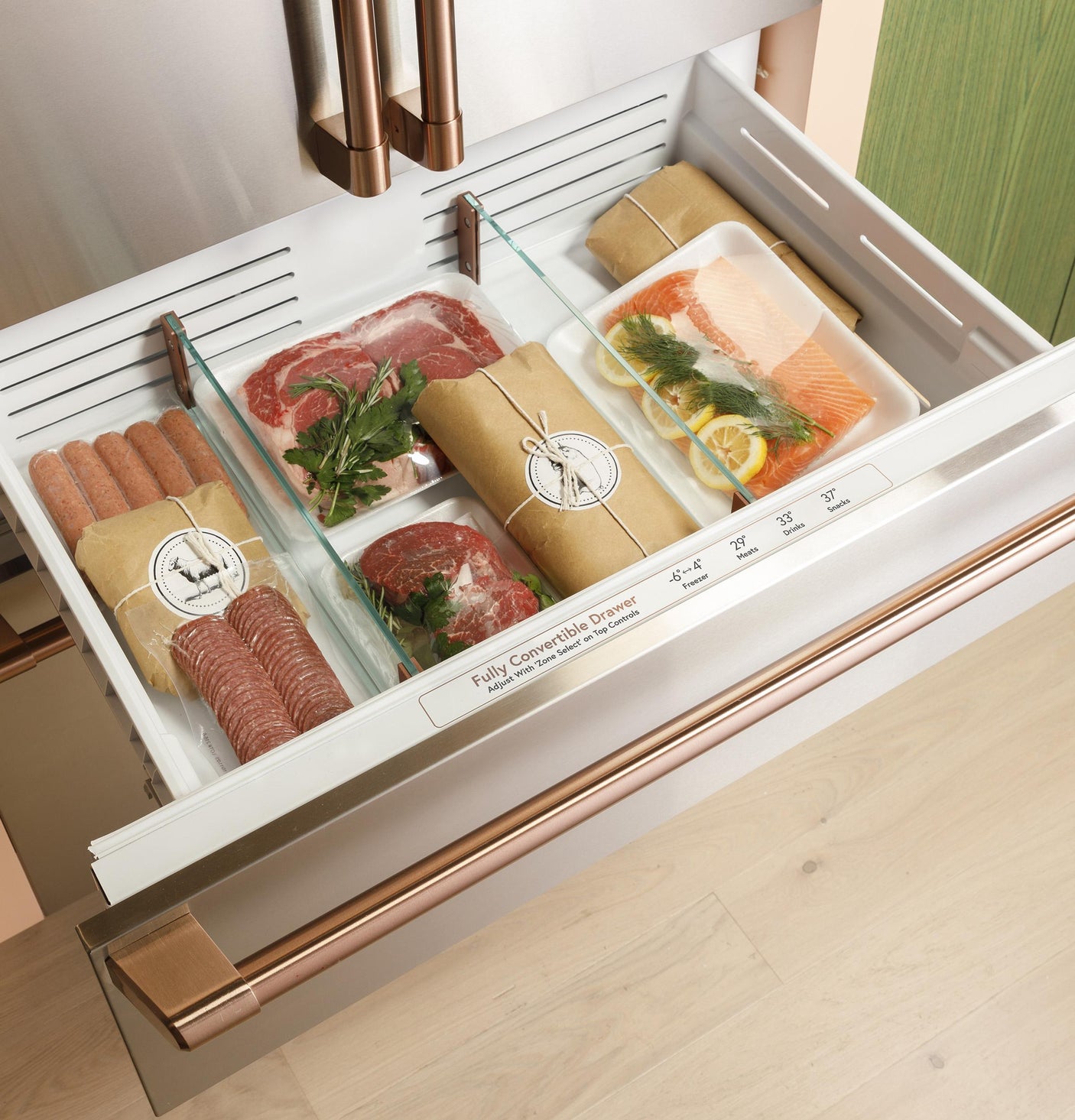 Café™ 36" Integrated Bottom-Freezer Refrigerator