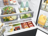 31 cu. ft. Mega Capacity 3-Door French Door Refrigerator with Four Types of Ice in Matte Black Steel