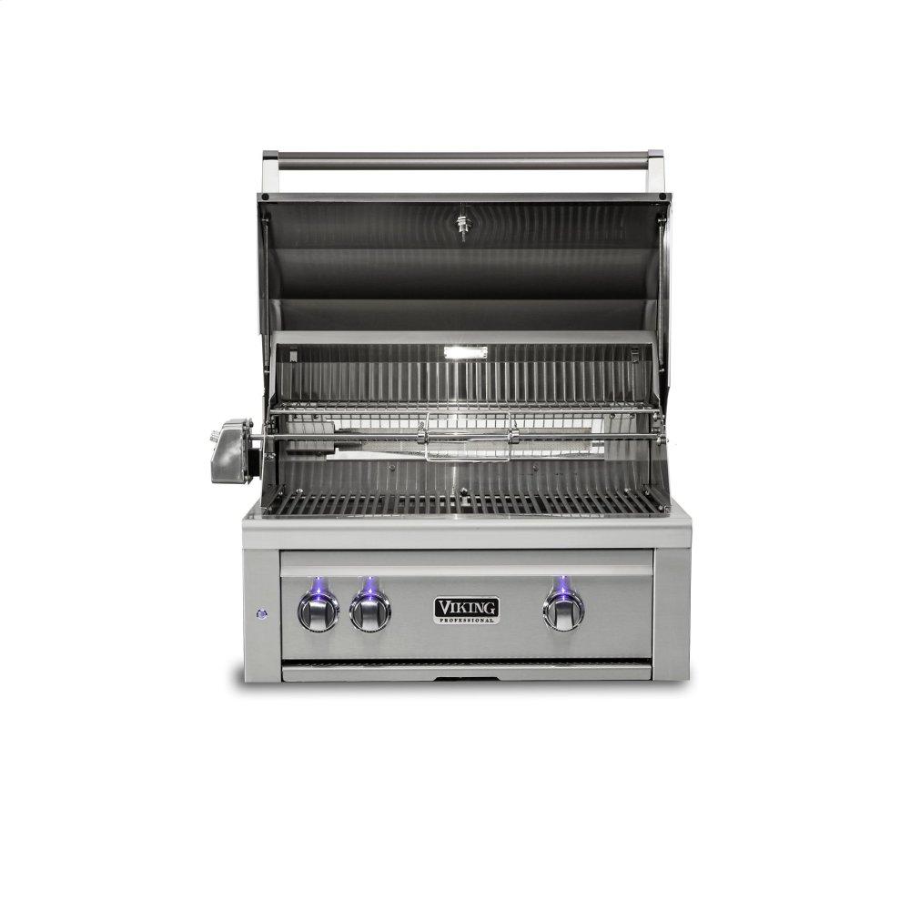 30"W. Built-in Grill w ProSear Burner and Rotisserie - VQGI5301