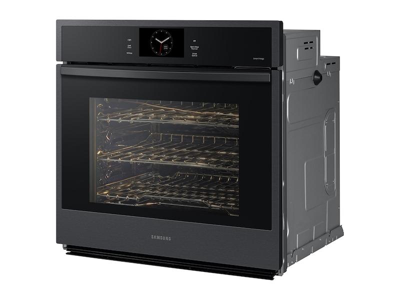 30" Single Wall Oven with Steam Cook in Matte Black