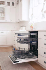 ZLINE 24" Tallac Series 3rd Rack Dishwasher in Custom Panel Ready with Stainless Steel Tub, 51dBa (DWV-24)