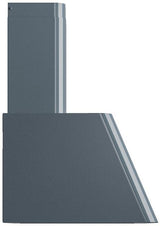 Nostalgie 36 Inch Blue Grey Wall Mount Convertible Range Hood