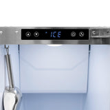 ZLINE 15 in. Touchstone Clear Cube Ice Maker with Drain Pump and Solid Stainless Steel Door (ICCD-ST-15)