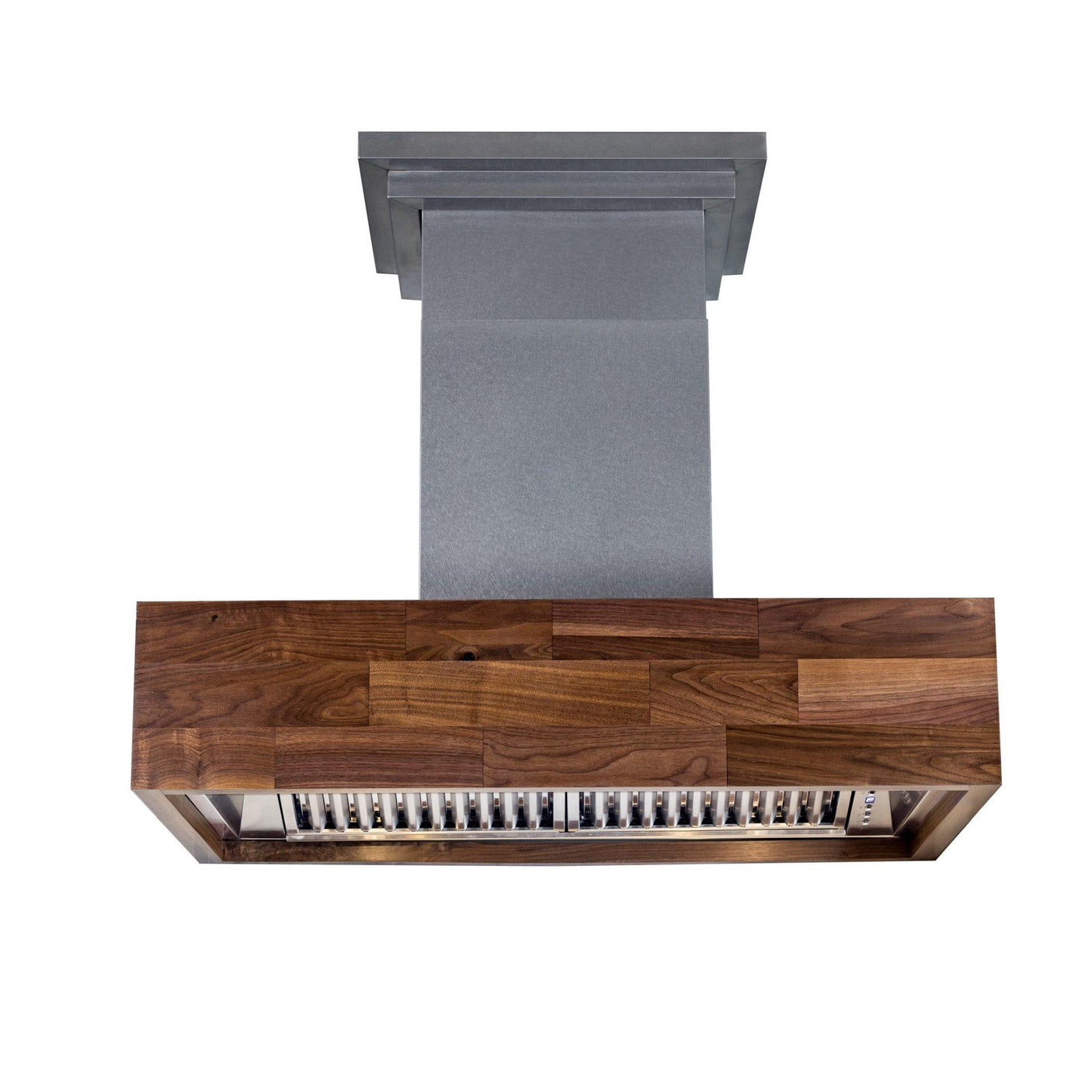 ZLINE Remote Blower Ducted Designer Series Wooden Wall Mount Range Hood in Butcher Block (681W-RD/RS) [Size: 30 Inch, CFM: 700]