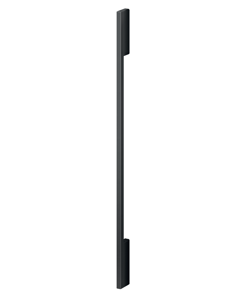 Square Fine Black Handle for Integrated Refrigerator Freezer, 24"