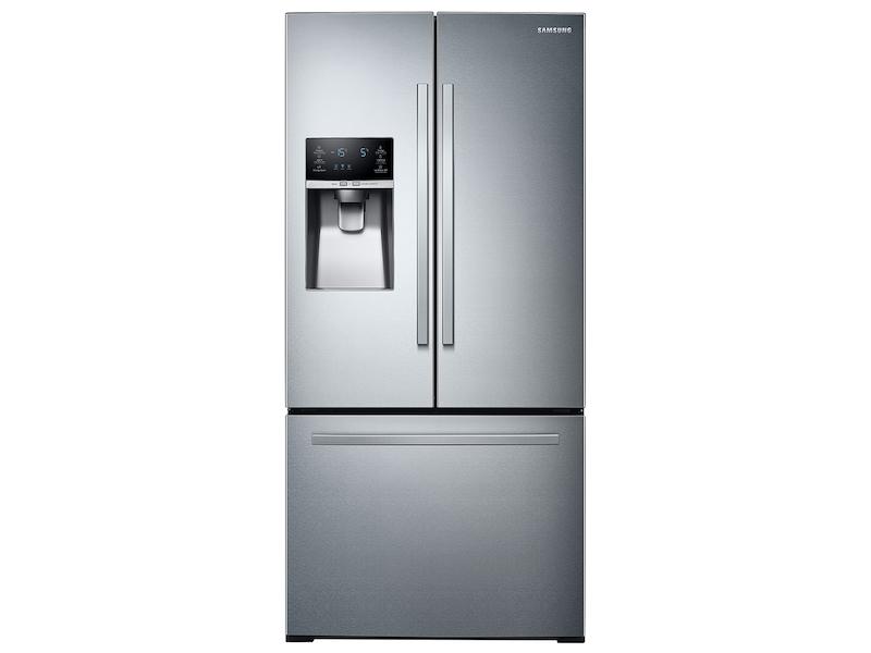 26 cu. ft. 3-Door French Door Refrigerator with External Water & Ice Dispenser in Stainless Steel