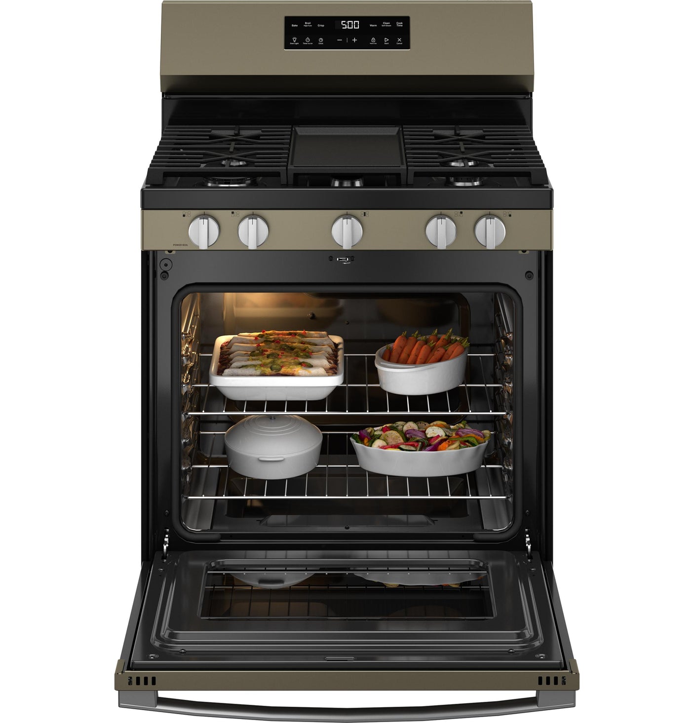 GE® 30" Free-Standing Gas Range with Crisp Mode