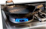 48" four open top burner gas self-clean range w/ 24? Thermo-Griddle+ convection oven - NG