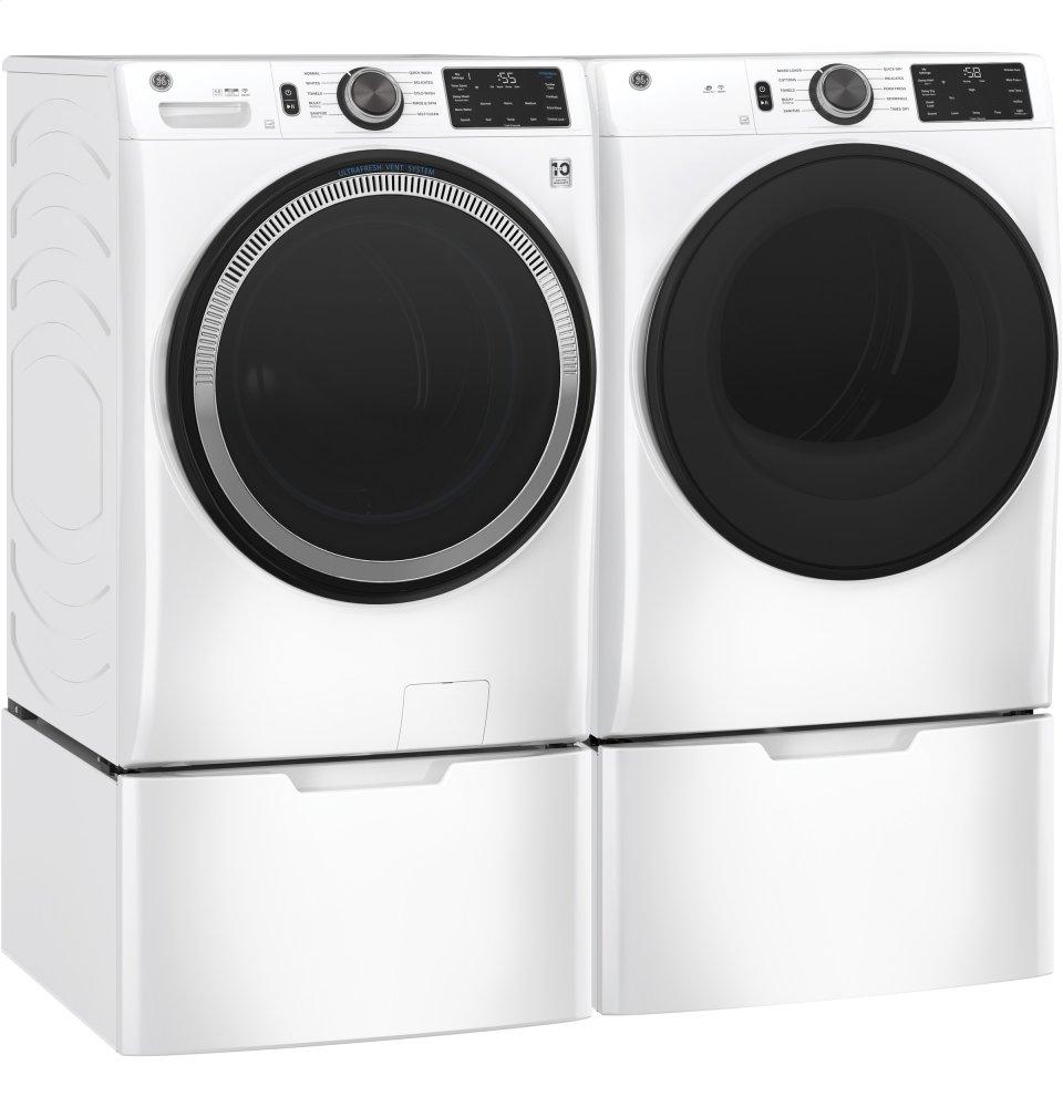 GE® Long Vent 7.8 cu. ft. Capacity Smart Electric Dryer with Sanitize Cycle