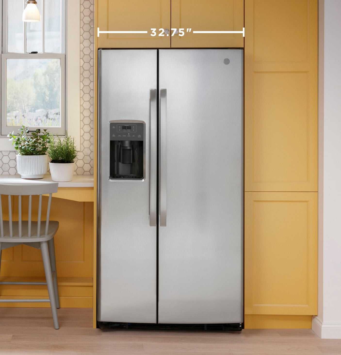 GE® 23.0 Cu. Ft. Side-By-Side Refrigerator