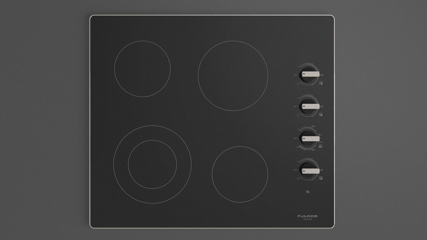 24" RADIANT COOKTOP WITH KNOBS