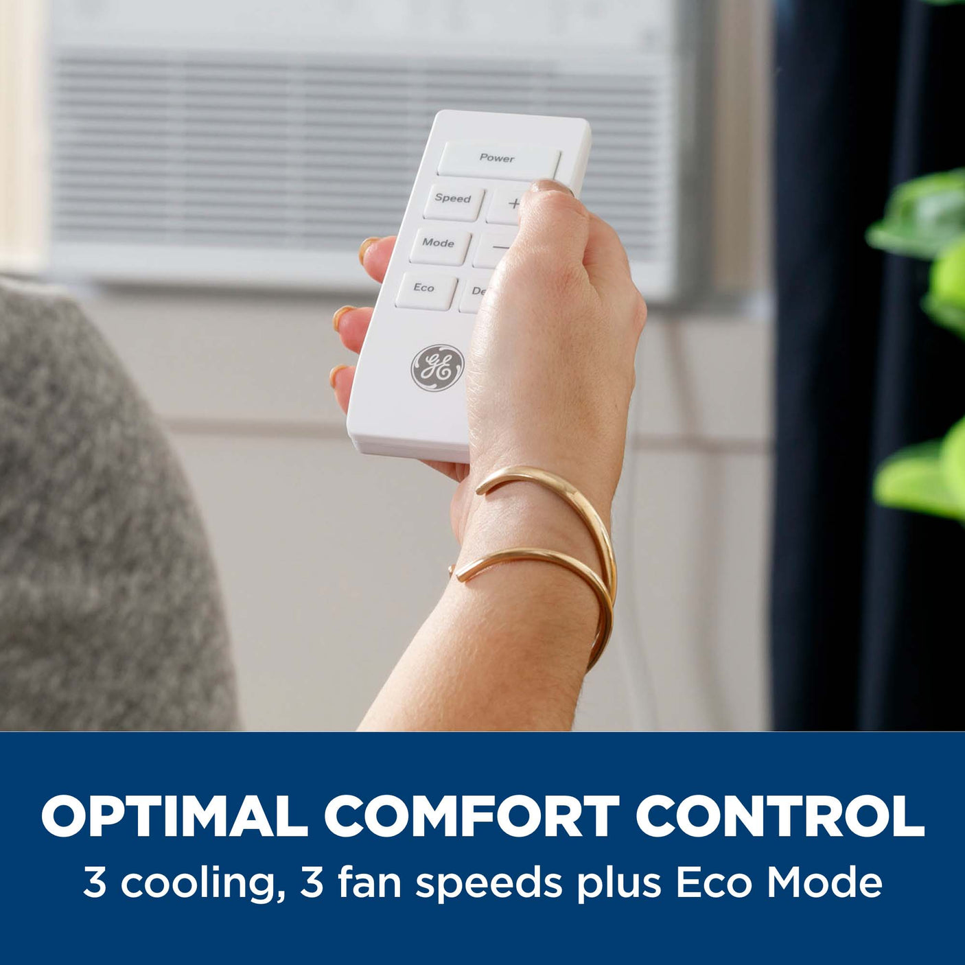 GE® 12,000 BTU Smart Electronic Window Air Conditioner for Large Rooms up to 550 sq. ft.