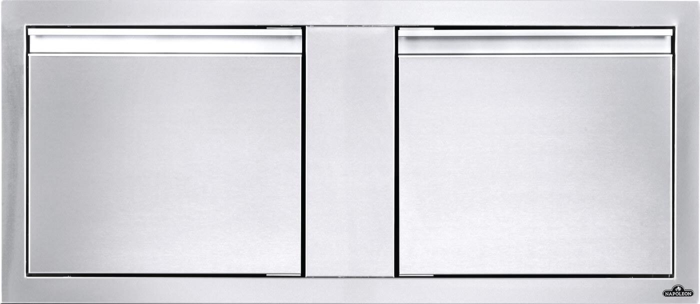 42 x 16 inch Small Double Door, Stainless Steel