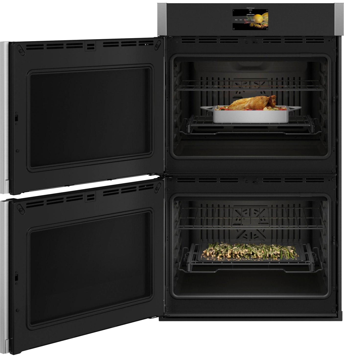 GE Profile™ 30" Smart Built-In Convection Double Wall Oven with Left-Hand Side-Swing Doors