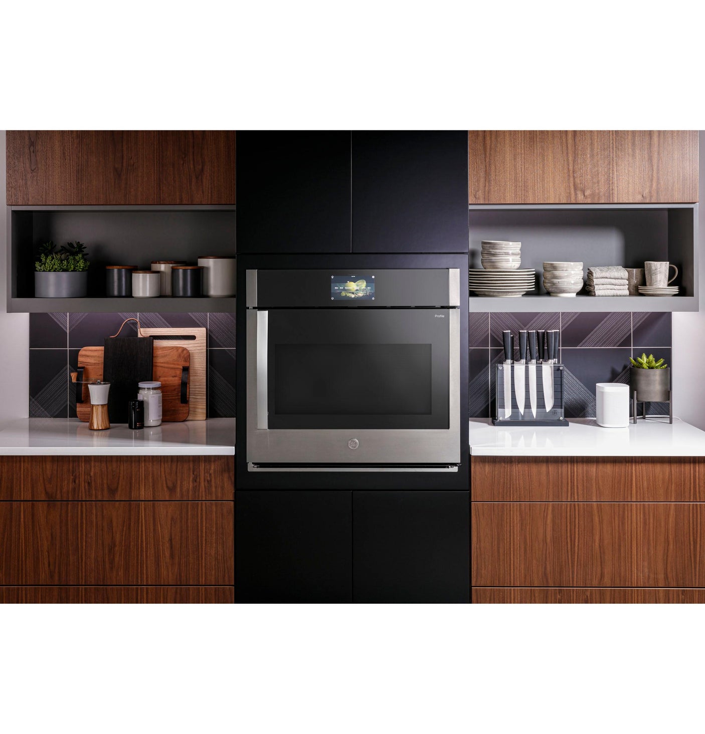 GE Profile™ 30" Smart Built-In Convection Single Wall Oven with Right-Hand Side-Swing Doors