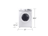 7.5 cu. ft. Smart Gas Dryer with Sensor Dry in White