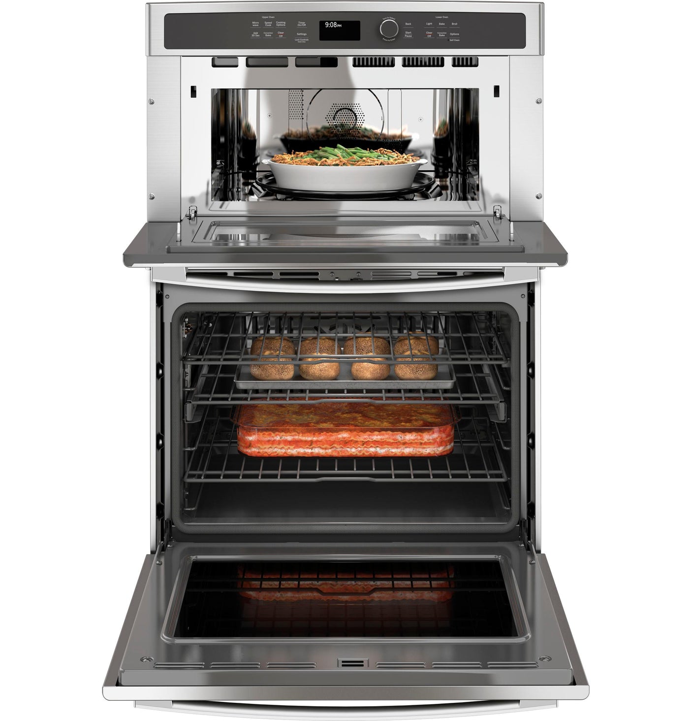 GE Profile™ 30 in. Combination Double Wall Oven with Convection and Advantium® Technology