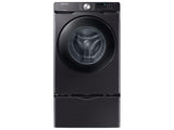 5.1 cu. ft. Extra-Large Capacity Smart Front Load Washer with Vibration Reduction Technology+ in Brushed Black