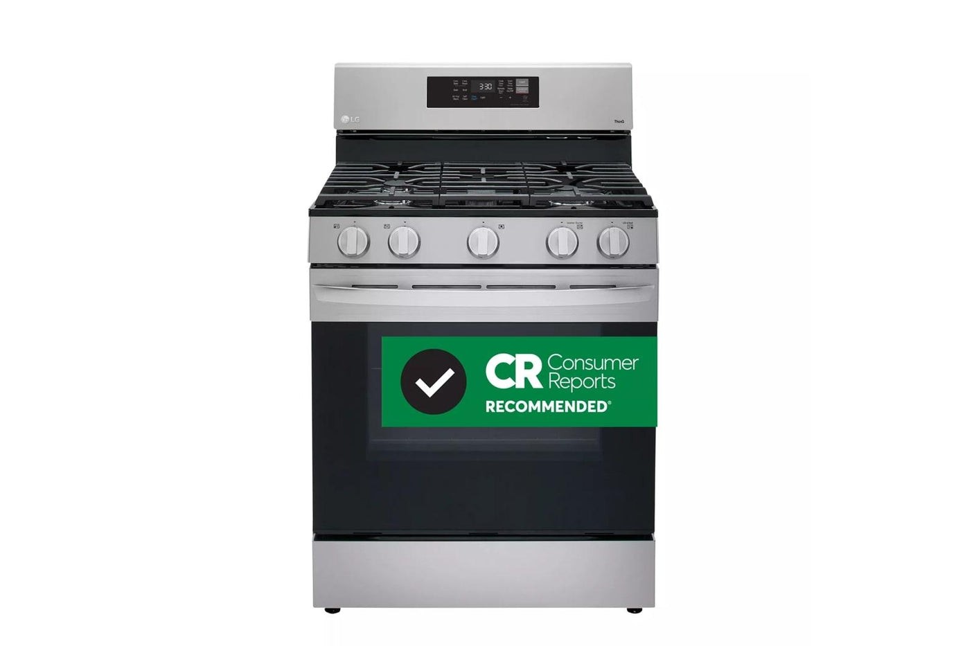 5.8 cu ft. Smart Wi-Fi Enabled Fan Convection Gas Range with Air Fry & EasyClean®