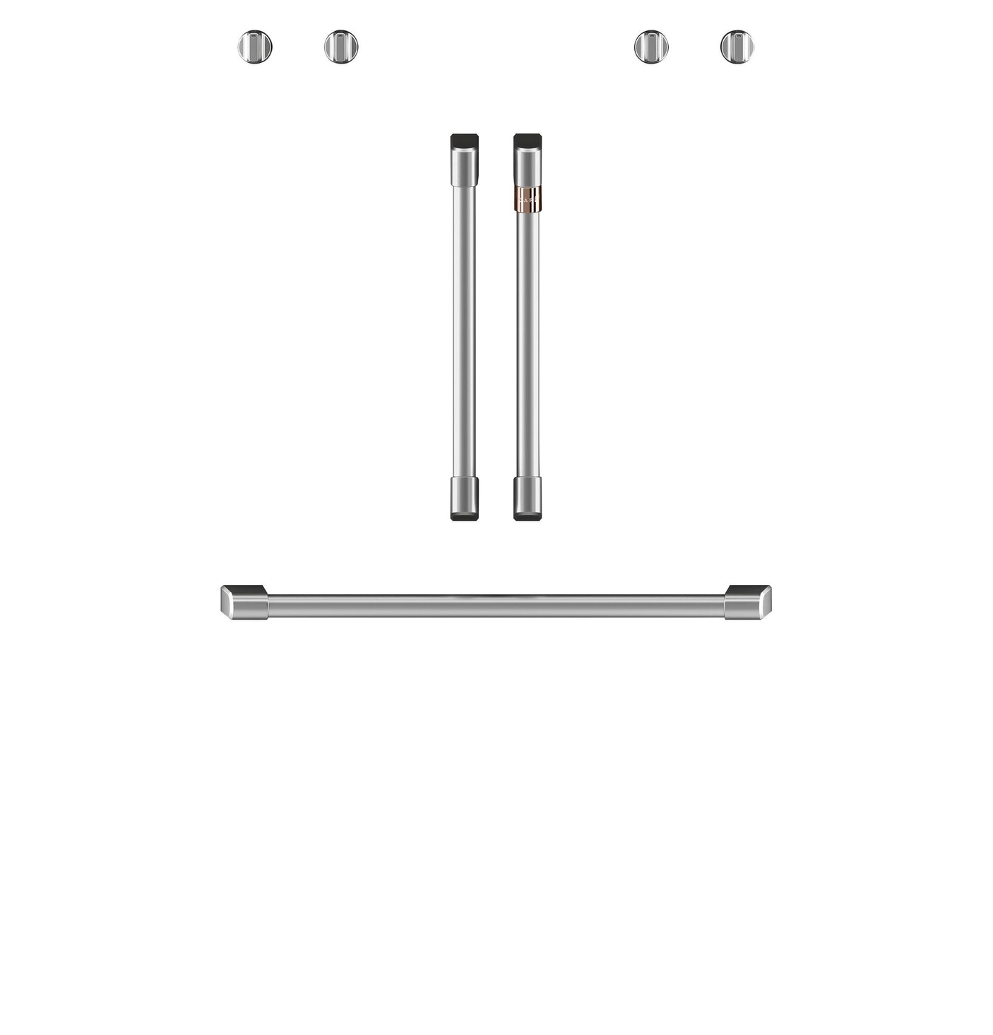 Café™ 2 French-Door Handles; 1 - 30" Handle; - Brushed Stainless