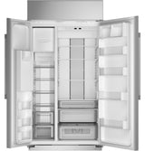 Monogram 42" Smart Built-In Side-by-Side Refrigerator with Dispenser