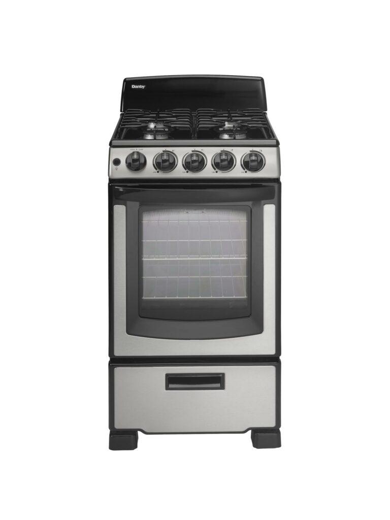 Danby 20" Wide Gas Range in Stainless Steel