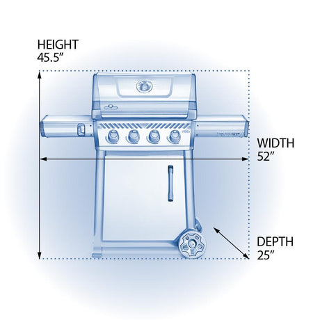 Freestyle 425 Gas Grill , Natural Gas, Graphite Grey