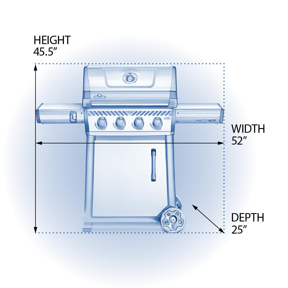 Freestyle 425 Gas Grill , Propane, Graphite Grey