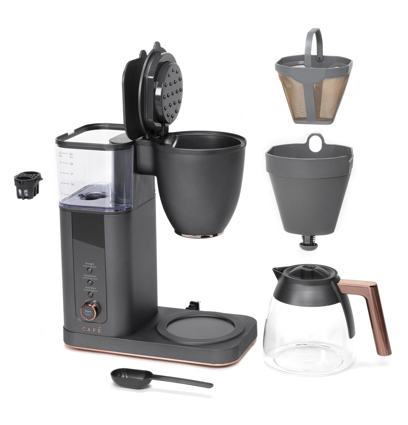 Café™ Specialty Drip Coffee Maker with Glass Carafe