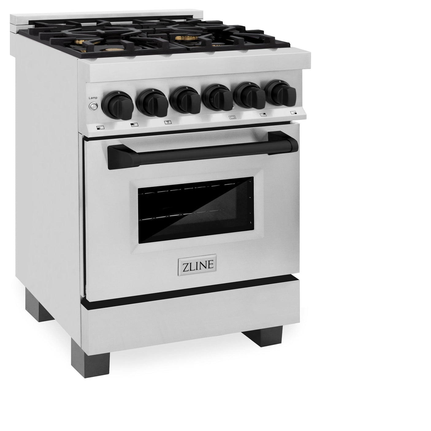 ZLINE Autograph Edition 30" 4.0 cu. ft. Dual Fuel Range with Gas Stove and Electric Oven in Stainless Steel with Accents (RAZ-30) [Color: Matte Black]