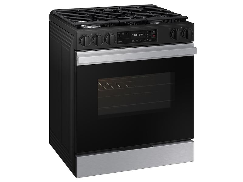 Bespoke 6.0 cu. ft. Smart Slide-In Gas Range with Precision Knobs in Stainless Steel