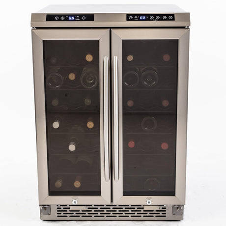 Avanti 38 Bottle Dual-Zone Wine Cooler - Black / 38 Bottles