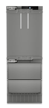 Combined refrigerator-freezer with NoFrost for integrated use