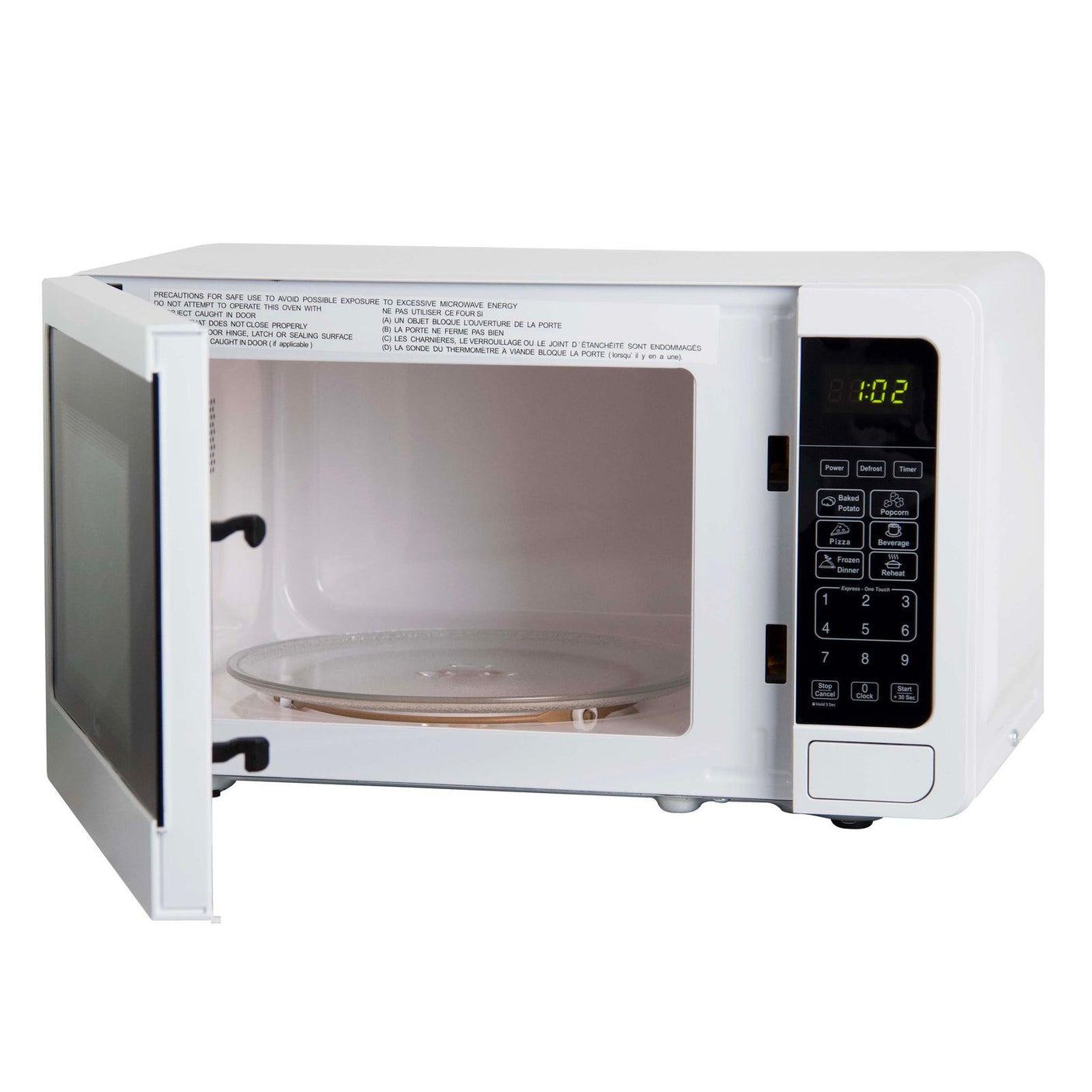 Avanti Countertop Microwave Oven, 0.7 cu. ft. - White / 0.7 cu. ft.