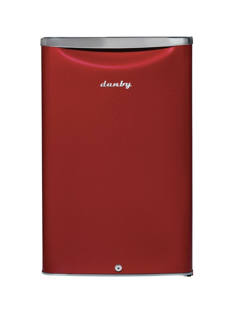 Danby 4.4 cu. ft. Retro Compact Fridge in Metallic Red ()