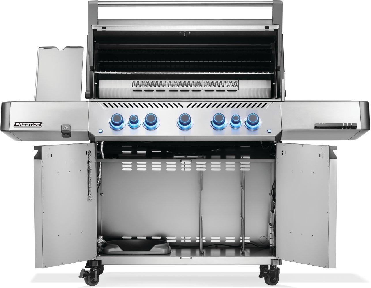 Prestige 665 RSIB with Infrared Side and Rear Burner , Natural Gas, Stainless Steel