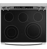 GE® 30" Free-Standing Electric Convection Range with No Preheat Air Fry and EasyWash™ Oven Tray