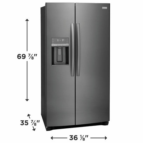 Frigidaire Gallery 26 Cu. Ft. 36" Standard Depth Side by Side Refrigerator