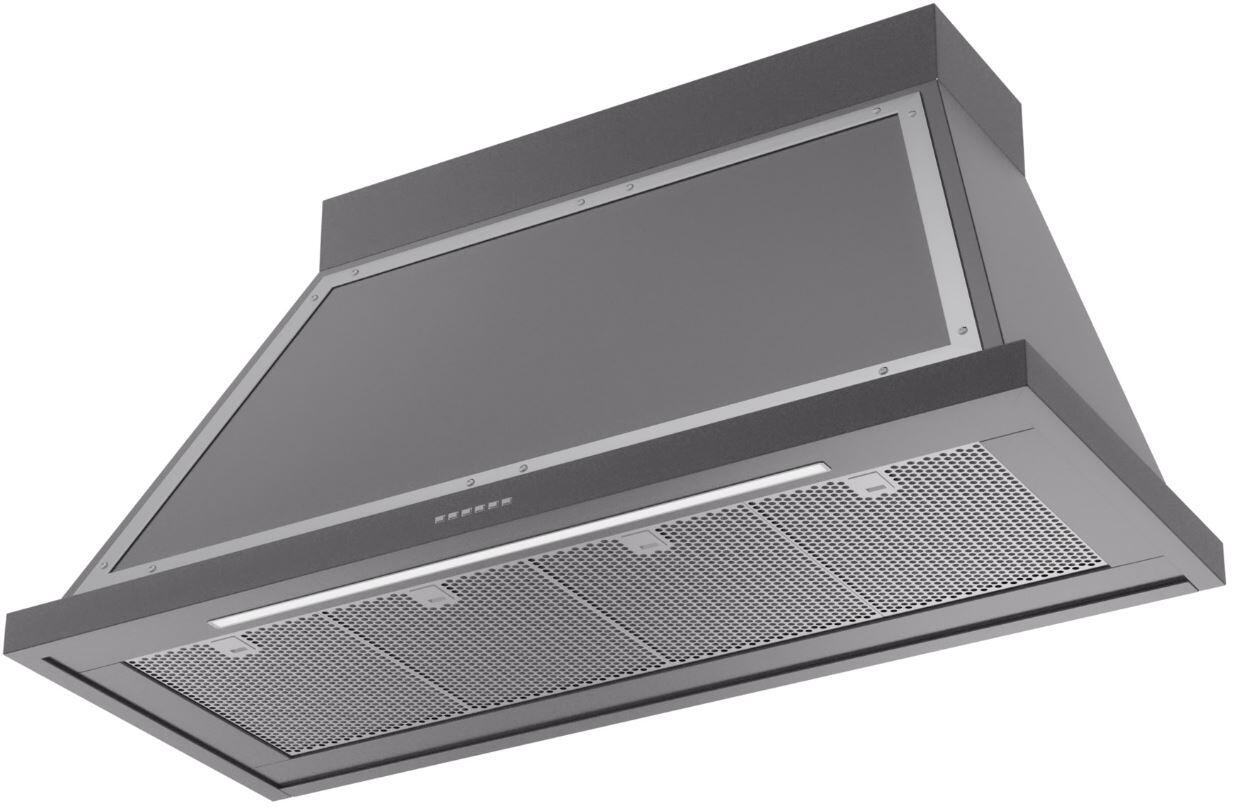 Nostalgie 48 Inch Matte Graphite Wall Mount Convertible Range Hood