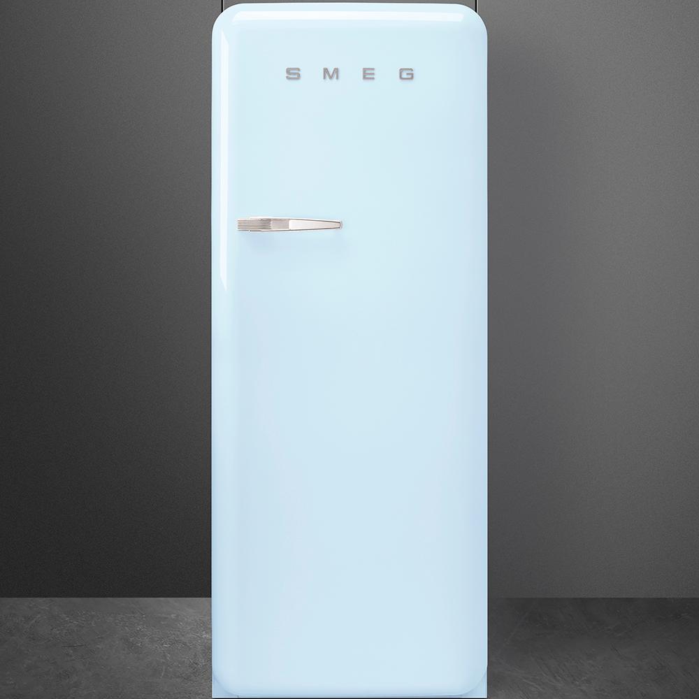 Approx 24 " 50'S Style Refrigerator with ice compartment, Pastel blue, Right hand hinge