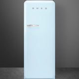 Approx 24 " 50'S Style Refrigerator with ice compartment, Pastel blue, Right hand hinge