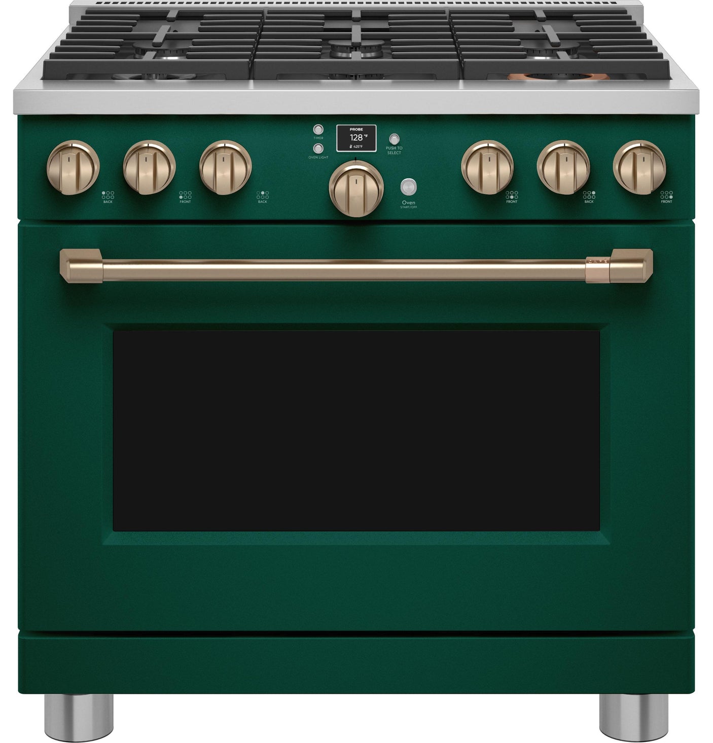 Café™ 36" Smart Dual-Fuel Commercial-Style Range with 6 Burners (Natural Gas)