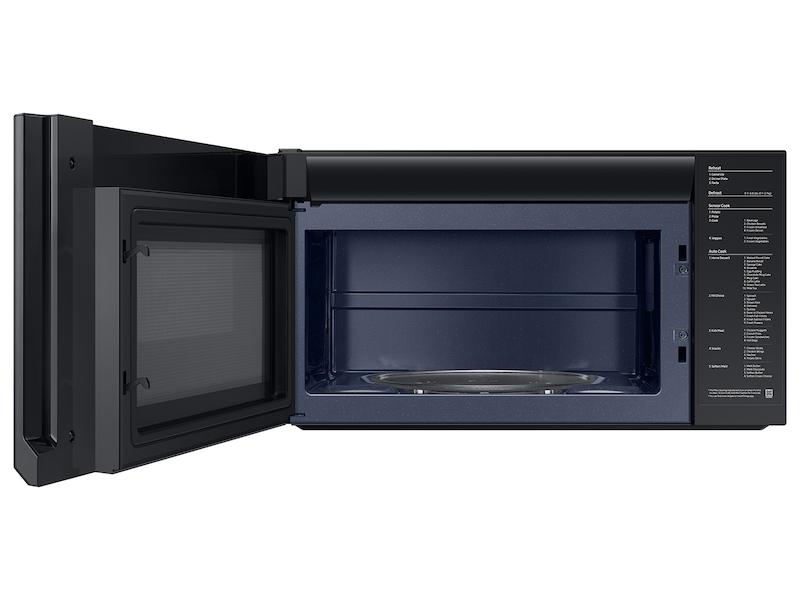 2.1 cu. ft. Over-the-Range Microwave with Wi-Fi in Matte Black Steel